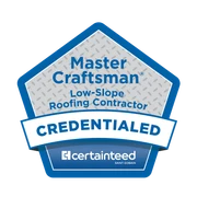 CertainTeed Master Craftsman Low-Slope Roofing Contractor Credentialed